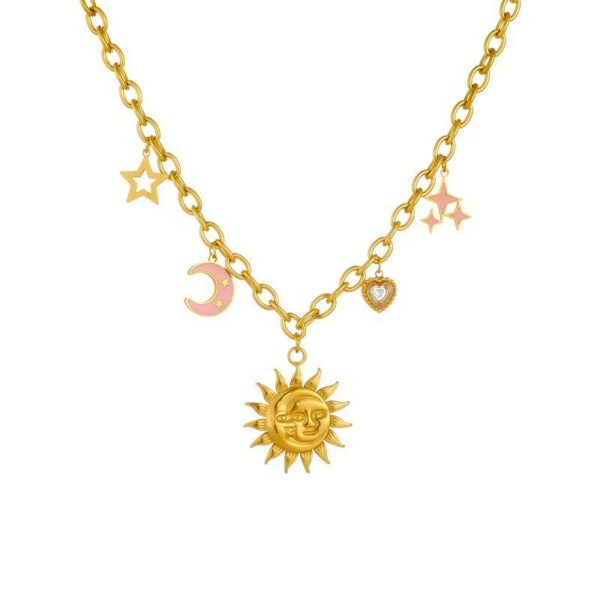 Collier ASTRAL en Acier inoxydable couleur Or