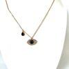 Collier Œil N couleur or