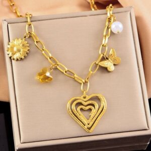 Collier EMPILITA en Acier inoxydable de couleur Or