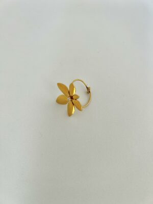 Bague FLORA 2 en Acier inoxydable couleur Or