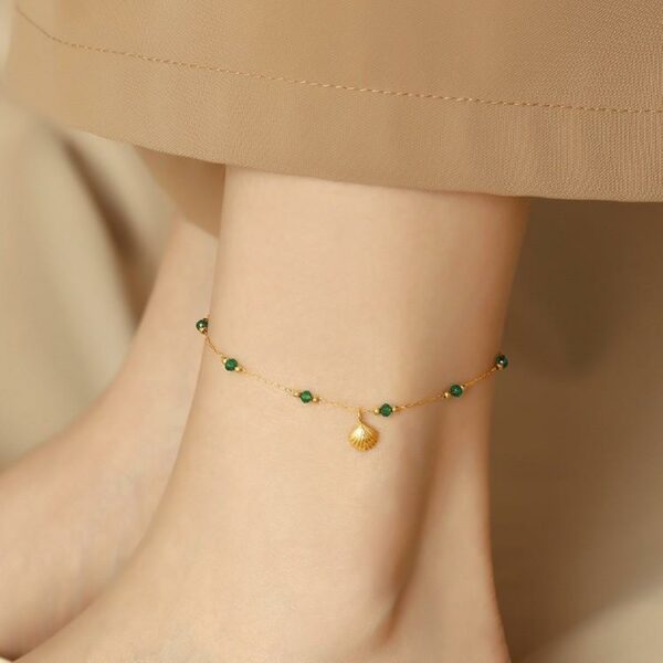 a6c125b921964833a01c3131d700a04etplv-t5fjg24jzw-origin-jpeg-1.jpeg Bracelet de cheville CHAMA en Acier inoxydable de couleur verte