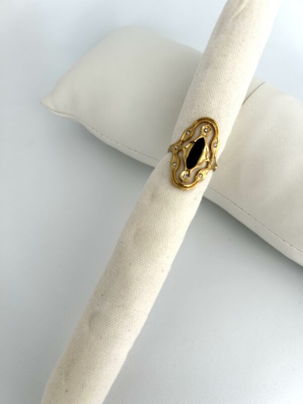 Bague PRICY 2 en Acier inoxydable couleur Or