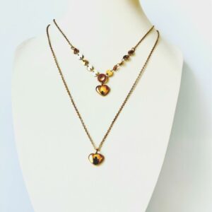 Collier DOUBLE CŒUR G