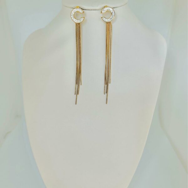 Boucles d'oreilles RAFNA couleur or