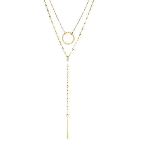 Collier EDO en acier inoxydable 304 plaqué Or