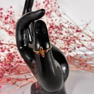 Bague NOHEMY R  en acier inoxydable 304 plaqué Or