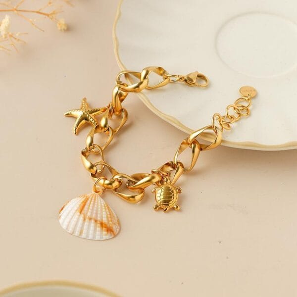 Bracelet HAWAÏEN couleur or