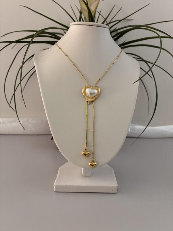 Collier MAE en acier inoxydable plaqué Or