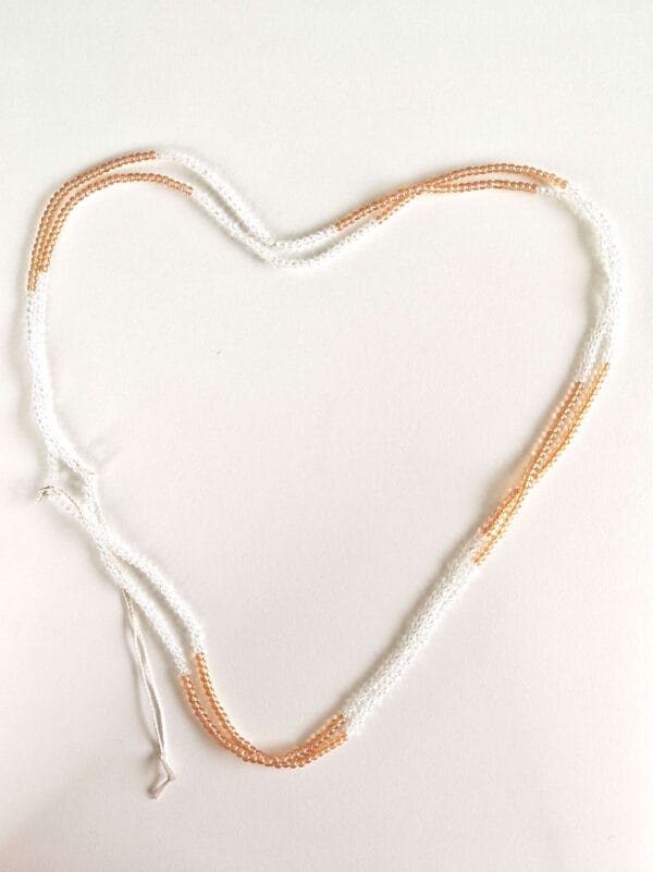 Laura: baya orange blanc double