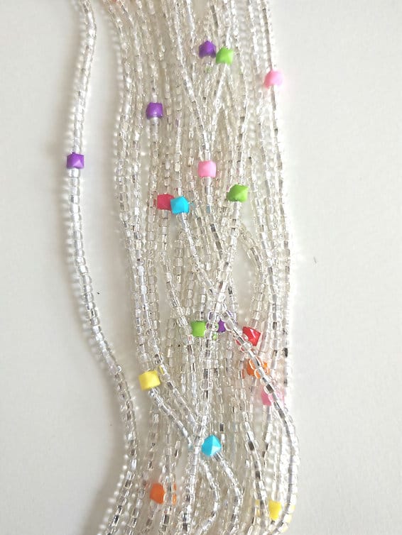 ROSA : Lot de 2 baya blanc avec des touches de couleurs