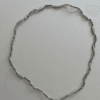 SKINY G : baya cristal double Gris argenté