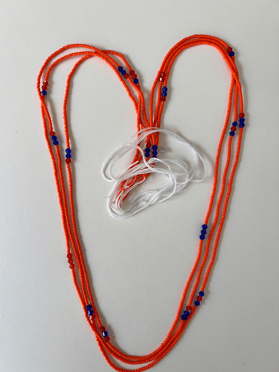 ROSY : baya Lot de 3 perles Rouges