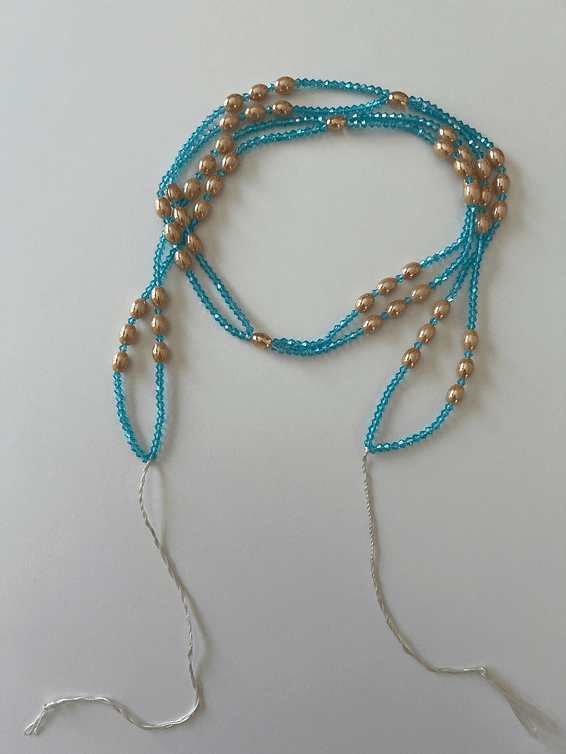 COCO: baya cristal Double Bleu-Saumon