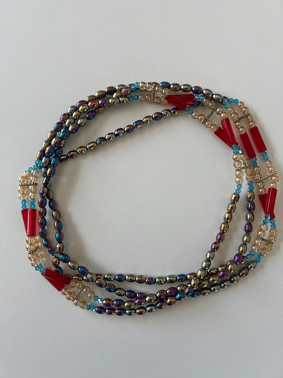 PRECIEUSE: baya Cristal Multicolores Bleu