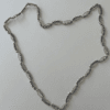 SKINY G : baya cristal double Gris argenté