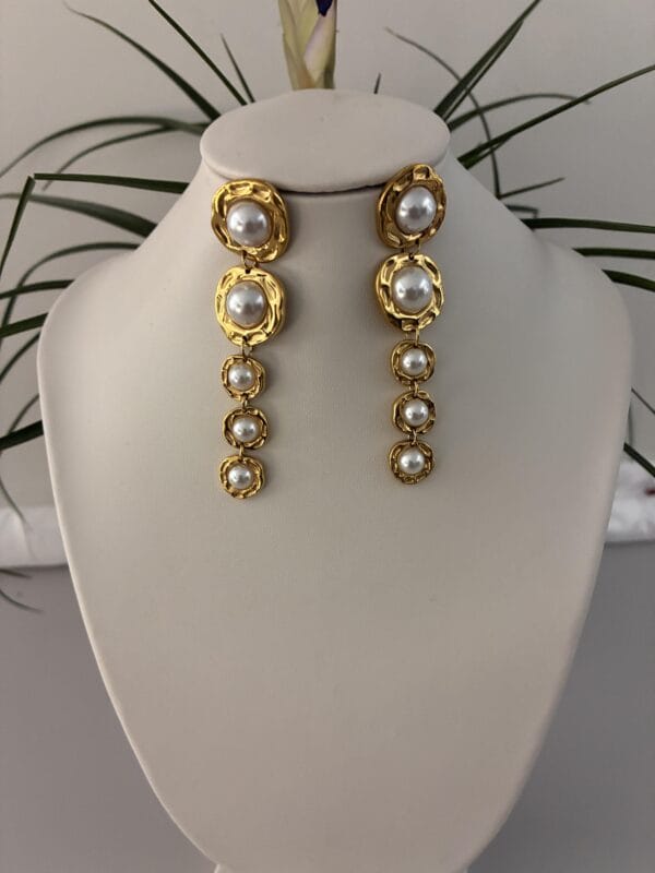 Boucles D'Oreilles OMBRE en Acier Inoxydable 316 plaqué Or