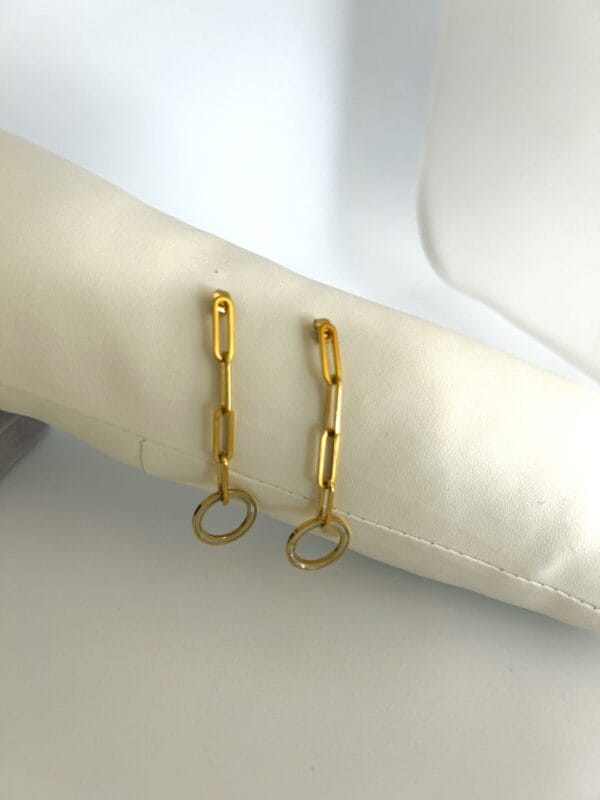 Boucles d'oreilles BITOU en acier inoxydable 304 plaqué Or