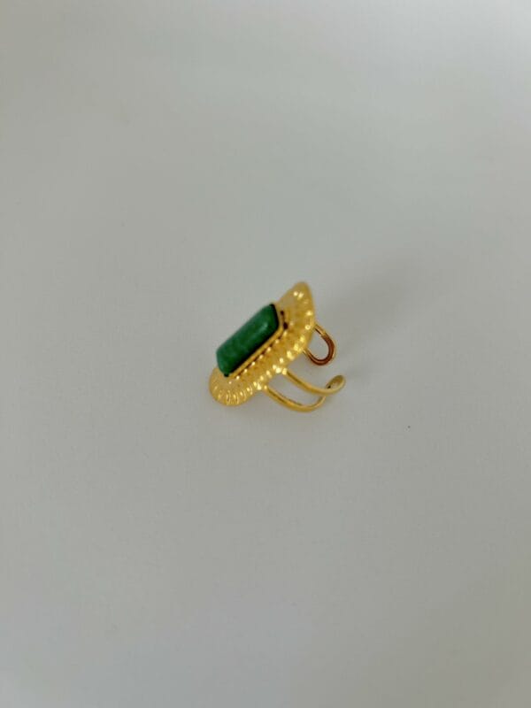 Bague GOSPEL V en Acier inoxydable plaqué Or