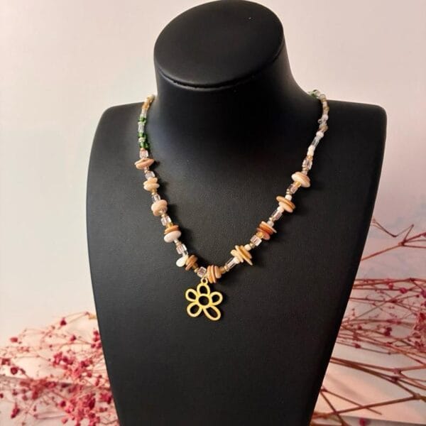 Collier SOSSO  en acier inoxydable 304 plaqué Or