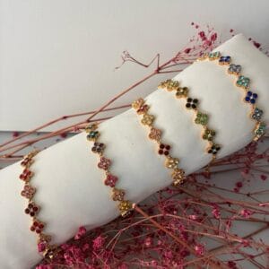 Bracelet PRINCESSE en Acier Inoxydable 316 plaqué Or