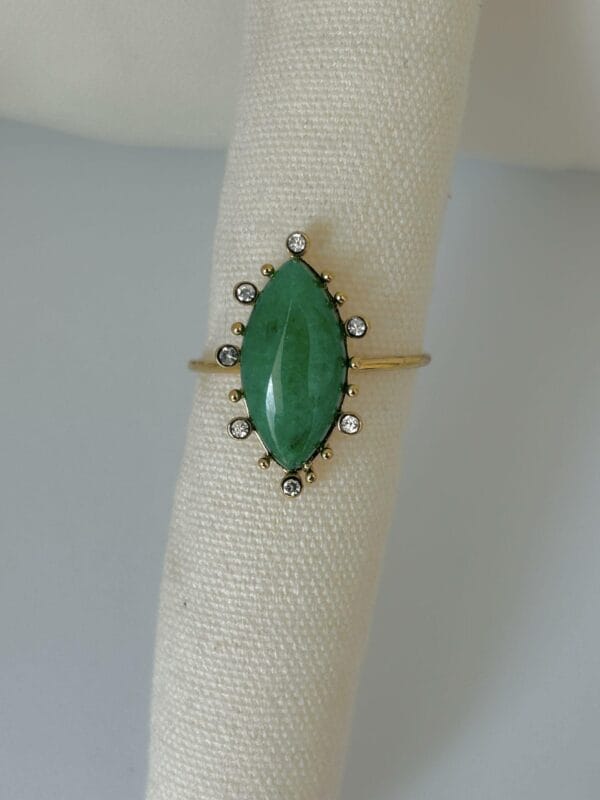 Bague REINE 1  en acier inoxydable 304 plaqué Or