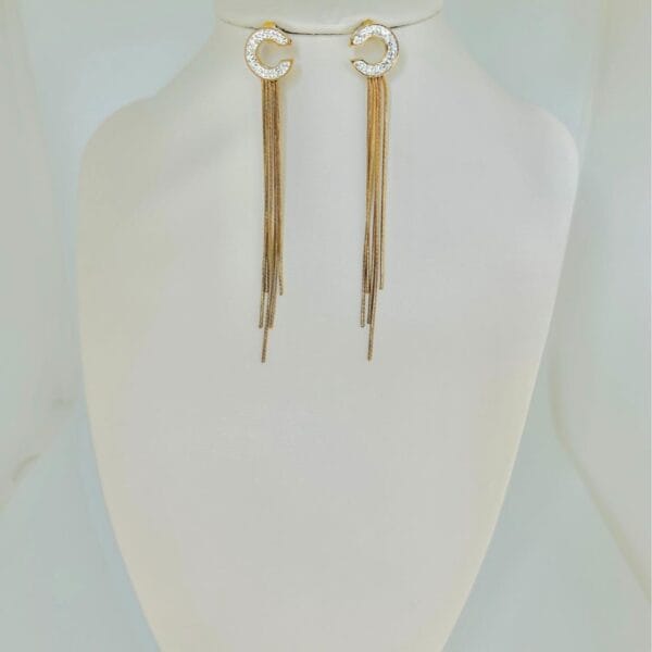 Boucles d'oreilles RAFNA en acier inoxydable plaqué Or