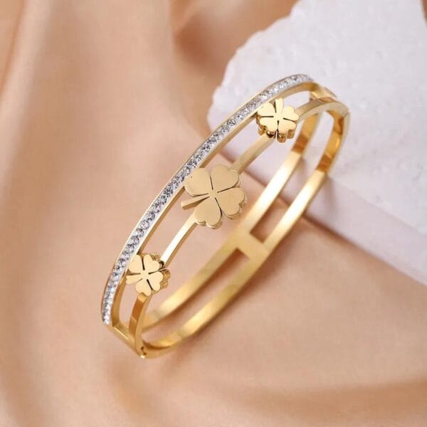 Bracelet LISE en acier inoxydable 304 plaqué Or