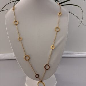 Sautoir ZARA en acier inoxydable 304 plaqué Or