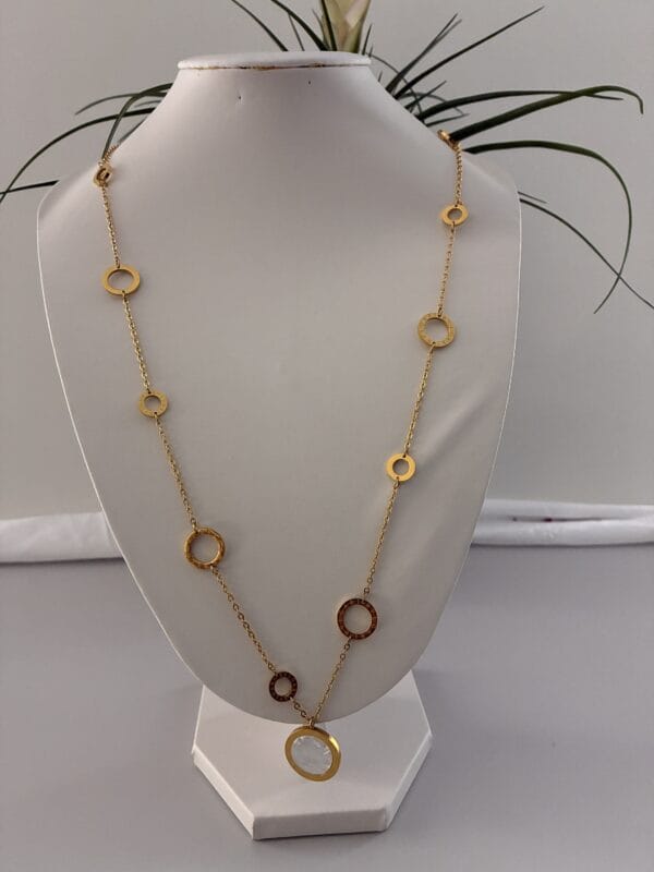 Sautoir ZARA en acier inoxydable 304 plaqué Or