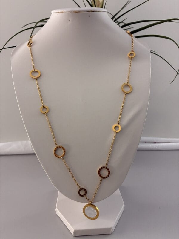 Sautoir ZARA en acier inoxydable 304 plaqué Or