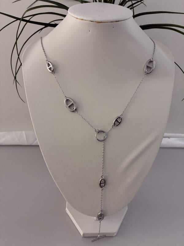 Sautoir NINA  en acier inoxydable 304 plaqué Or