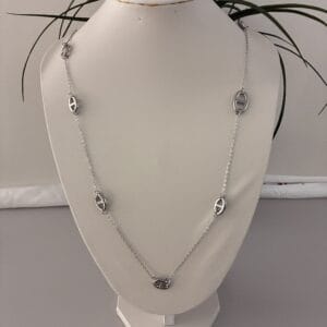 Sautoir NINA  en acier inoxydable 304 plaqué Or