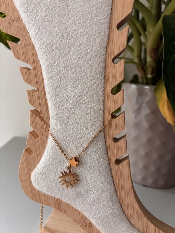 Bracelet de cheville FANI acier inoxydable plaqué Or