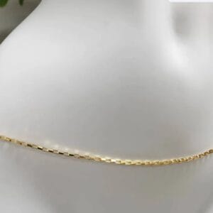 Chaîne de taille RAFNA en acier inoxydable plaqué Or