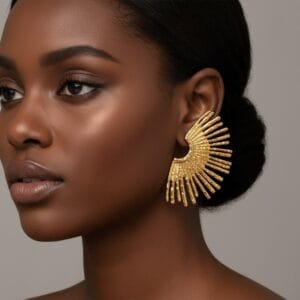 Boucles d’oreilles CAMILLE en acier inoxydable