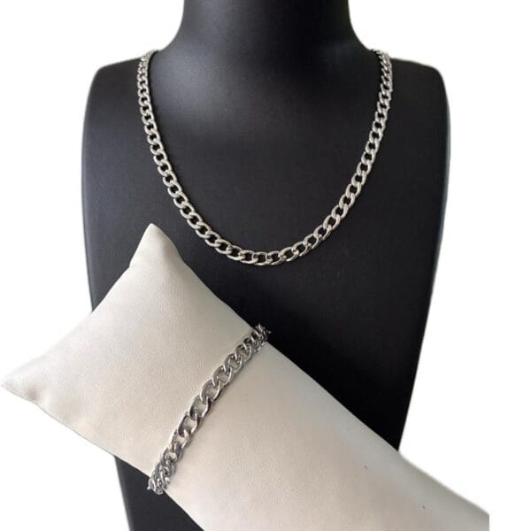 Parure MAILLY AR  en acier inoxydable