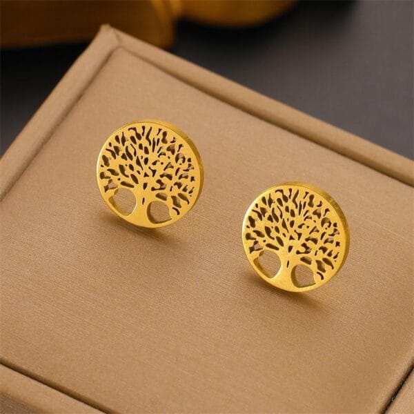 Boucles d’oreilles VIE en acier inoxydable