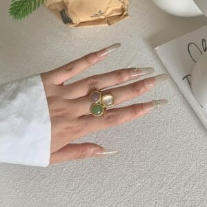 Bague LAURA en acier inoxydable