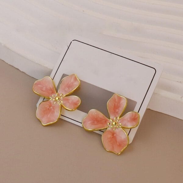 Boucles d’oreilles ROSA 1 en acier inoxydable