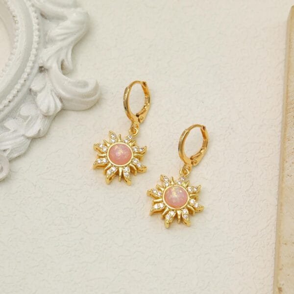 Boucles d’oreilles JOSEY ROSE en acier inoxydable