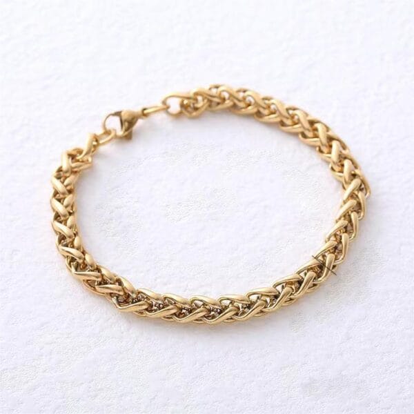 Bracelet LENA TRESSE  en acier inoxydable