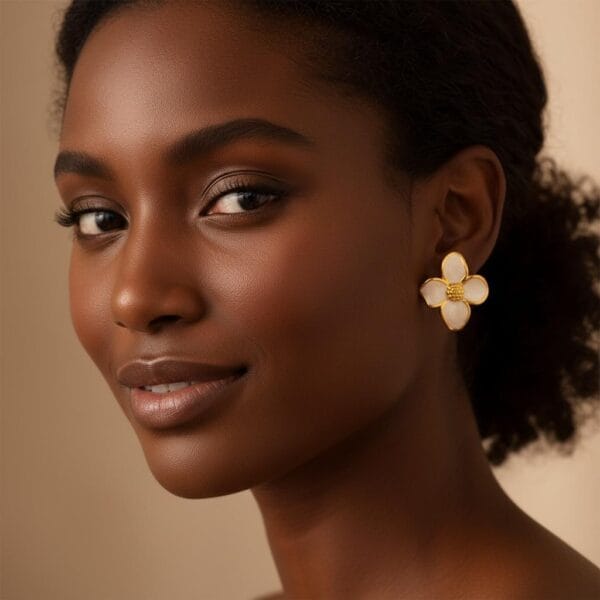 Boucles d’oreilles ROSA 3 en acier inoxydable