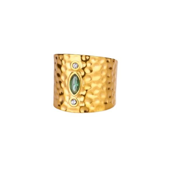 Bague VINTAGE en acier inoxydable